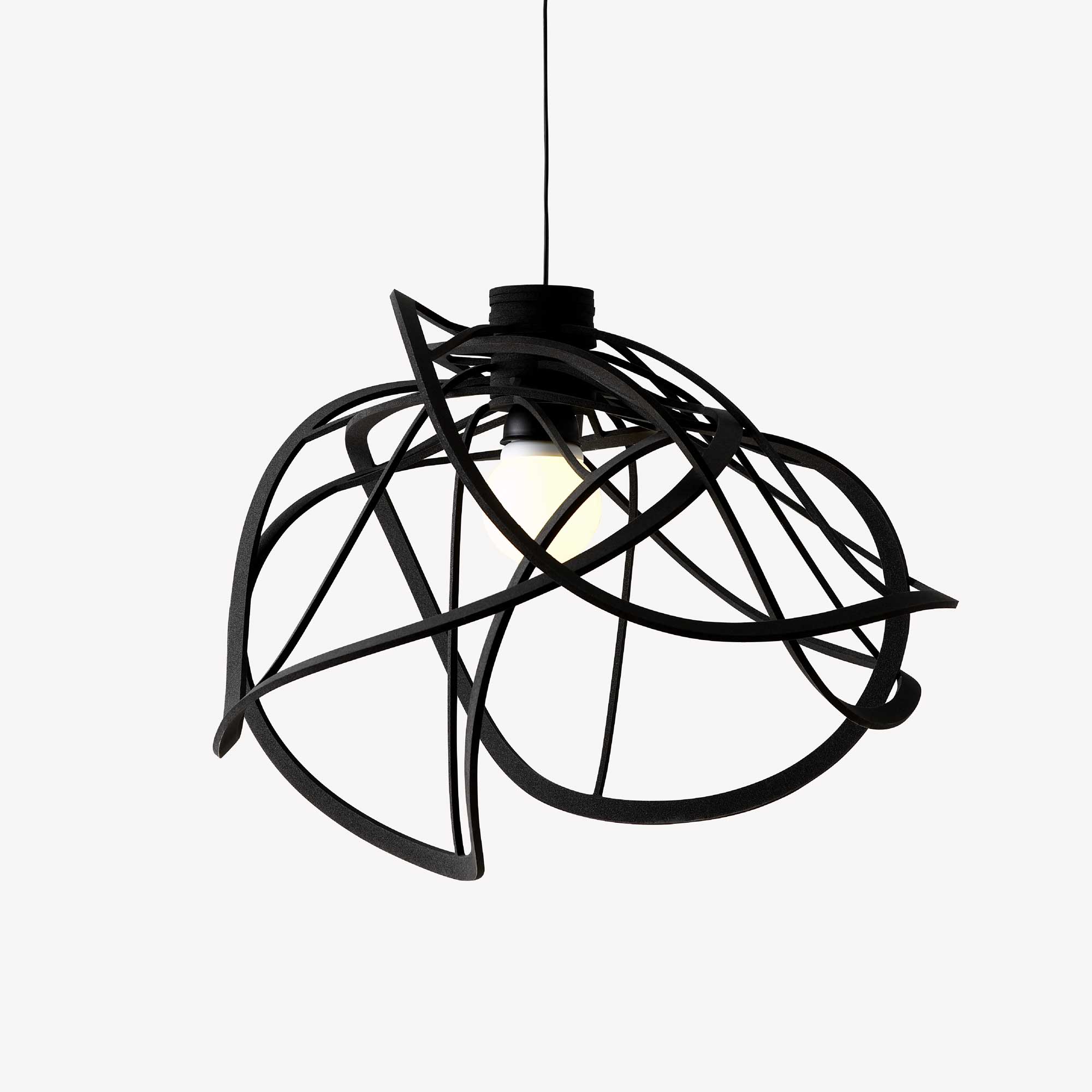 LAMP.SUSP MG NEGRA BLOOM 110V