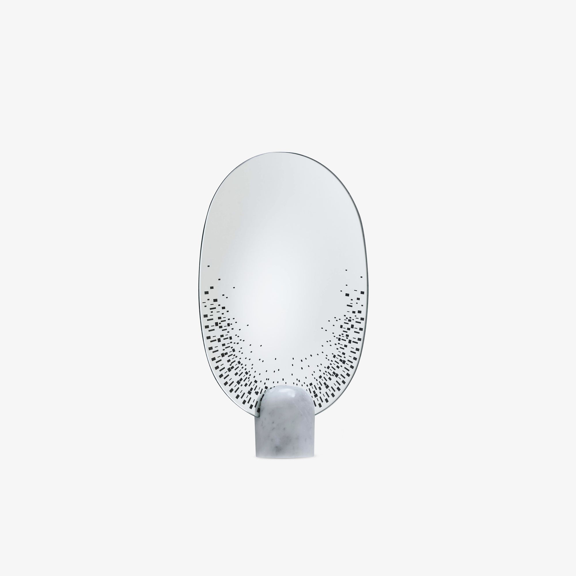 MIROIR A POSER CONFETTI MARBRE DE CARRARE