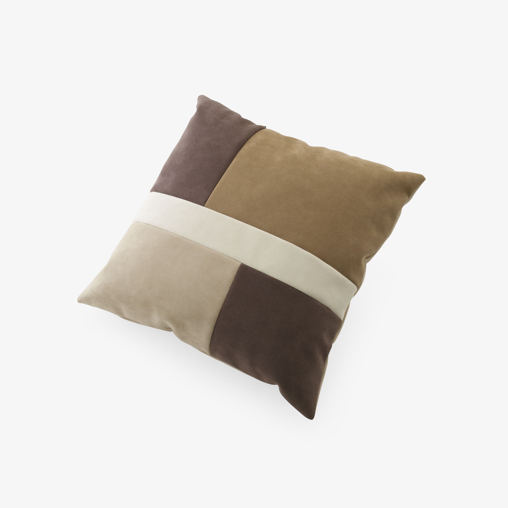 COUSSIN TAUPE RÉCUP 46X46 ALCANTARA