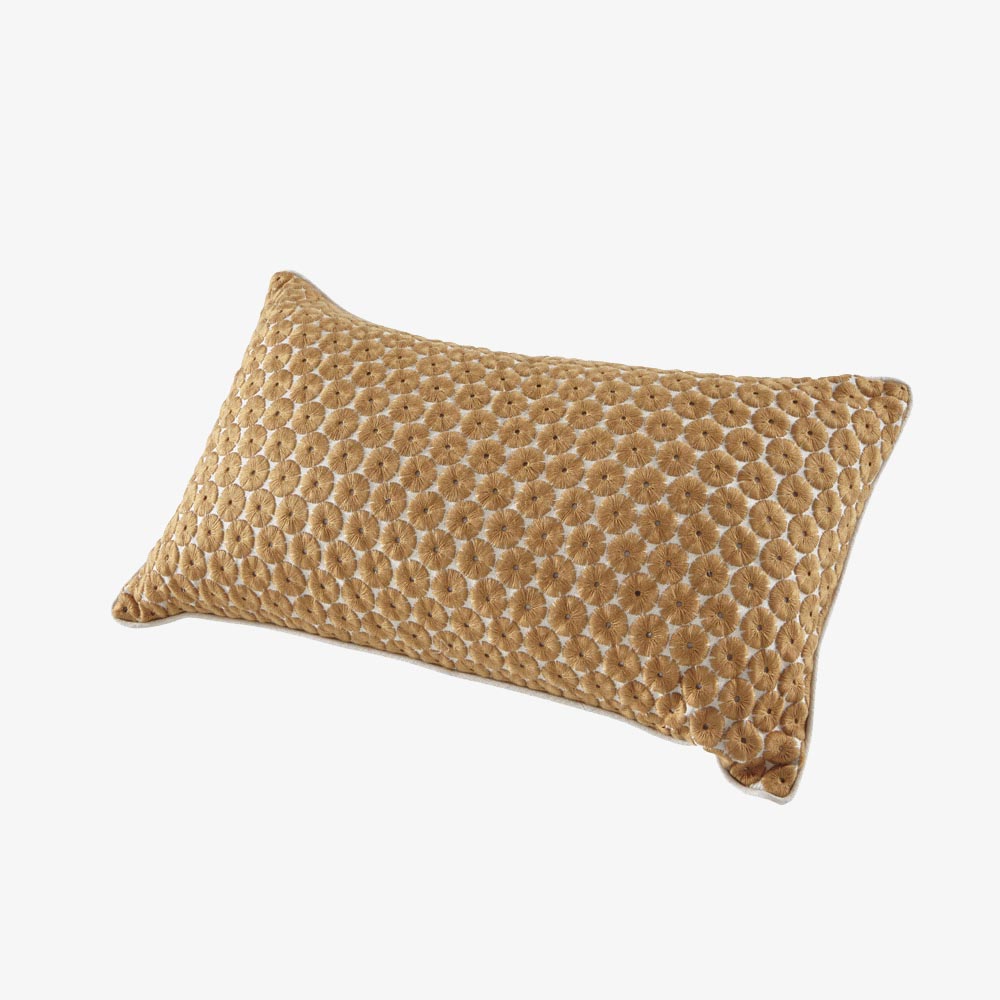 COUSSIN 30X50 SUNFLOWER BRODERIE DORÉE