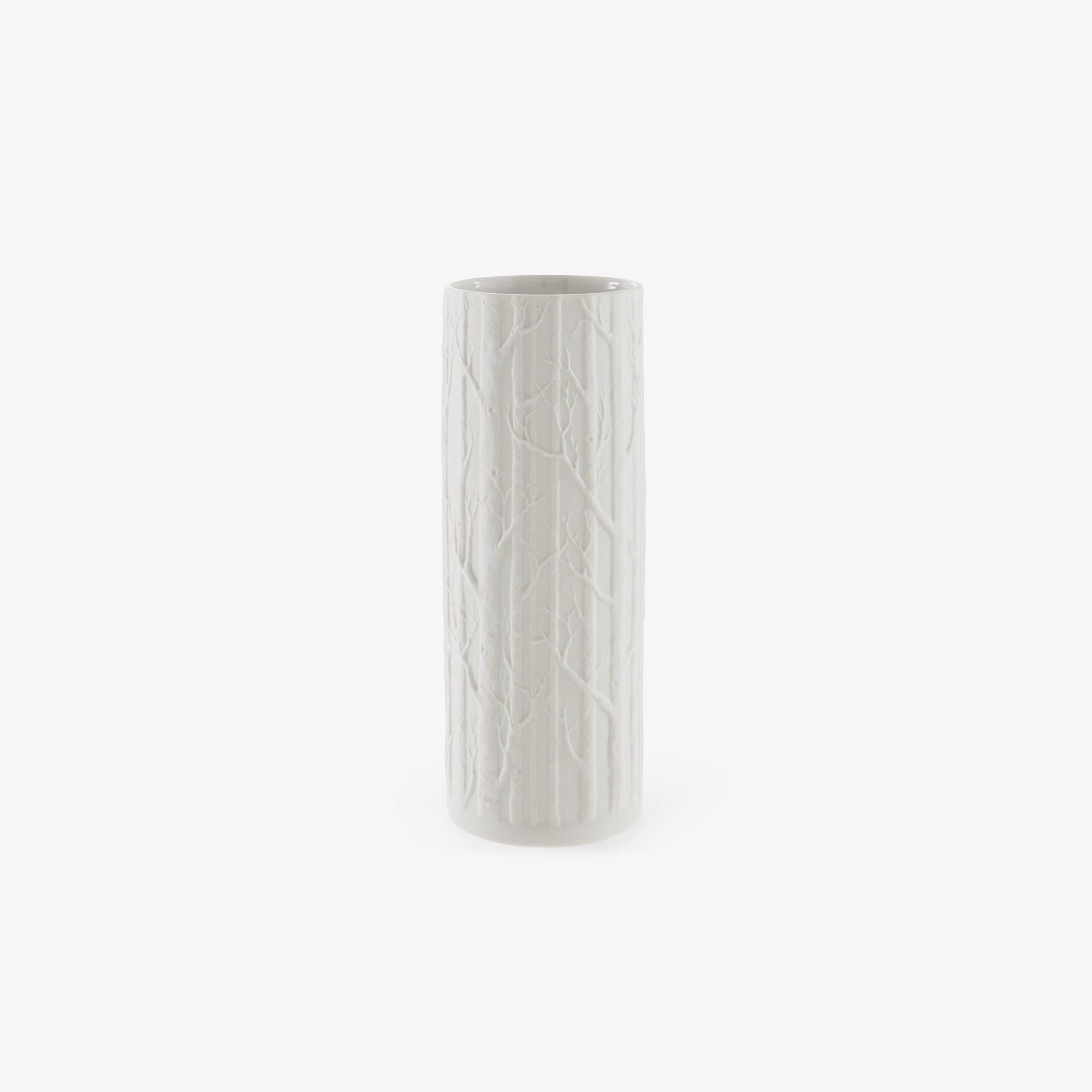 FLORERO BLANCO MATE BALI PORCELANA BLANCA MATE DIA 95 X AL 275 MM