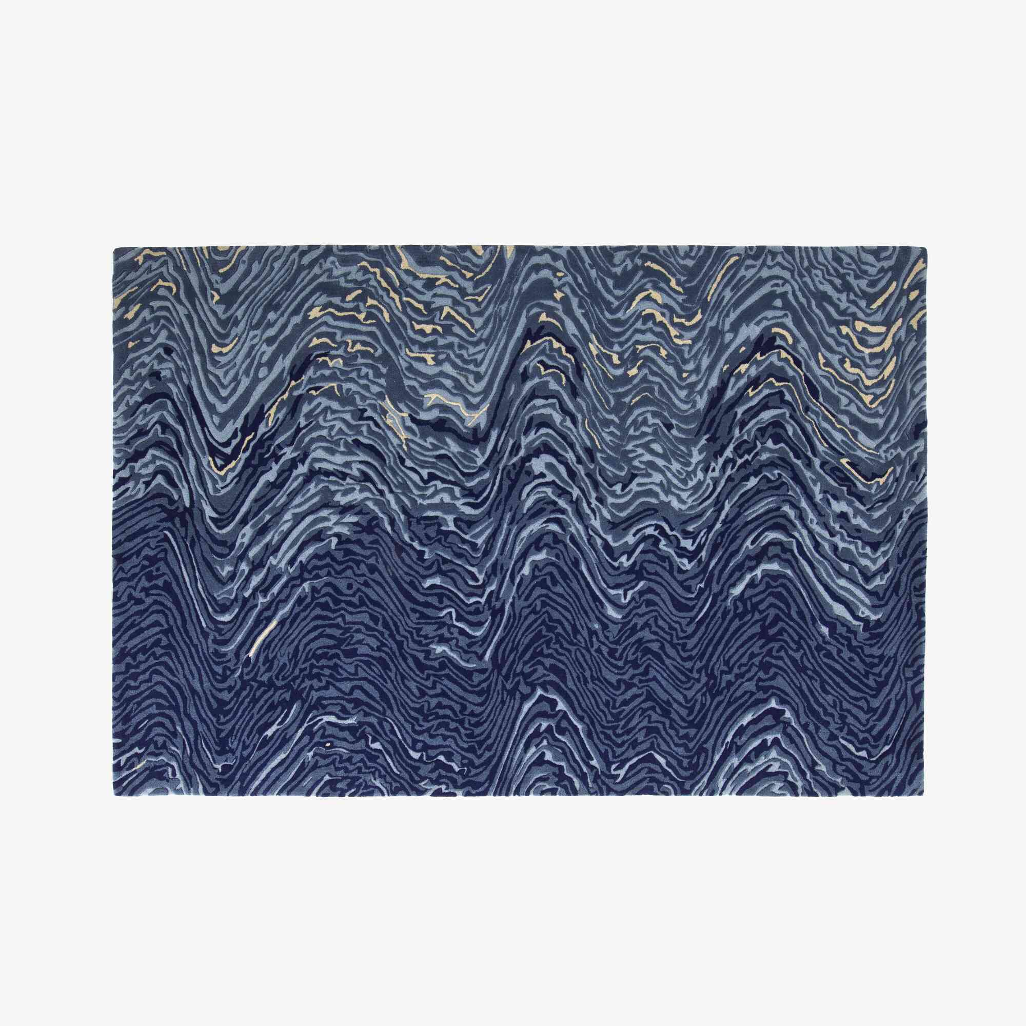 ALFOMB. AZUL 200X300 BLUR